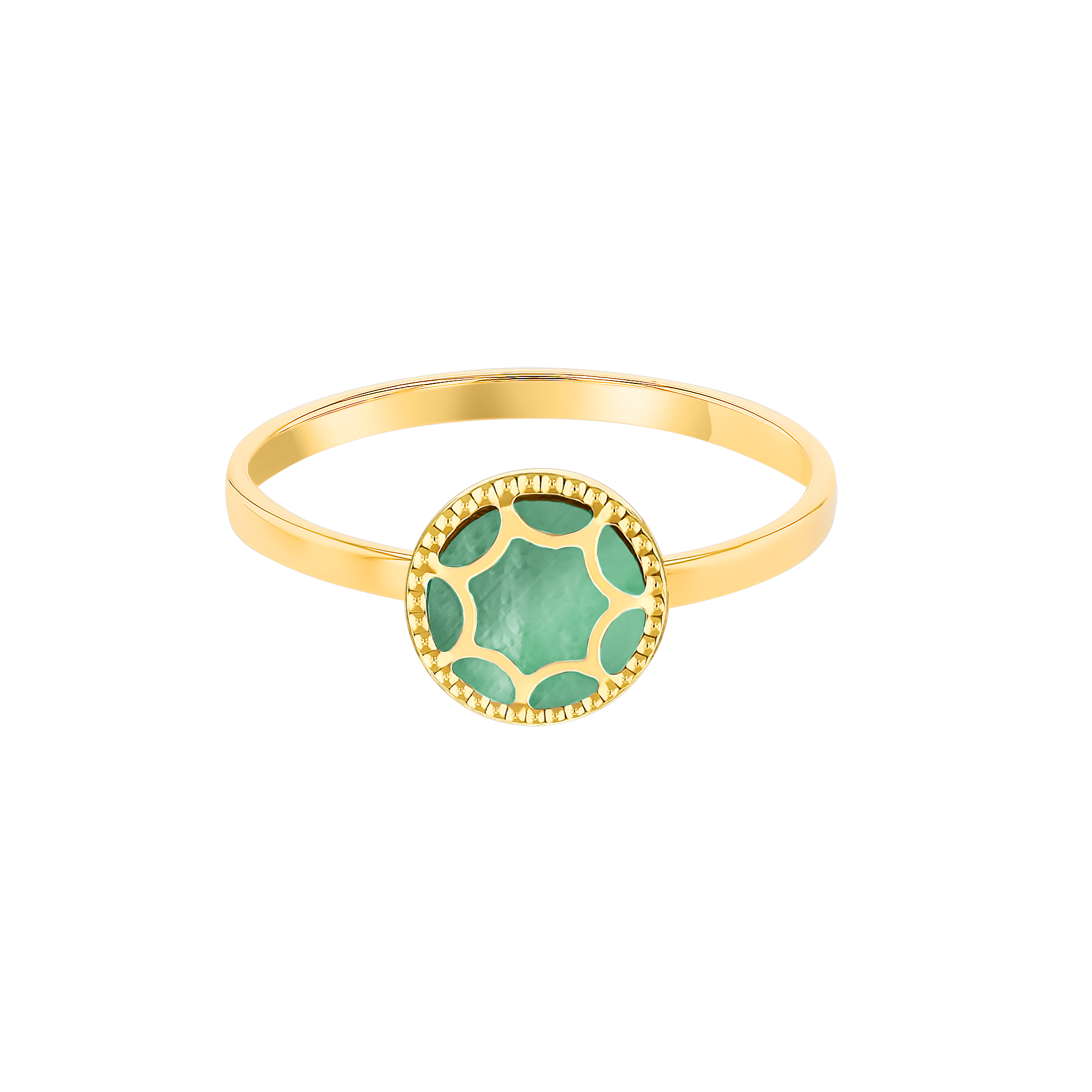 Roma Ring In 18k Yellow Gold