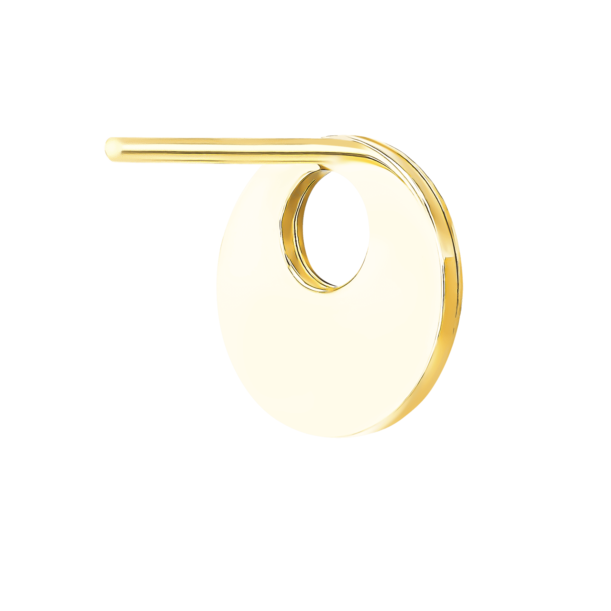 Maasai 18K Gold Mother Of Pearl Earrings