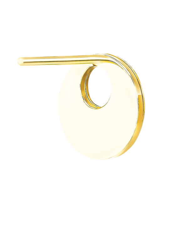 Maasai 18k Gold Mother Of Pearl Earrings