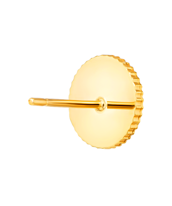 Dubai 18k Yellow Gold Mother Of Pearl Earrings