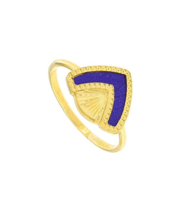 Cairo Mother Of Pearl Ring in 18K Yellow Gold