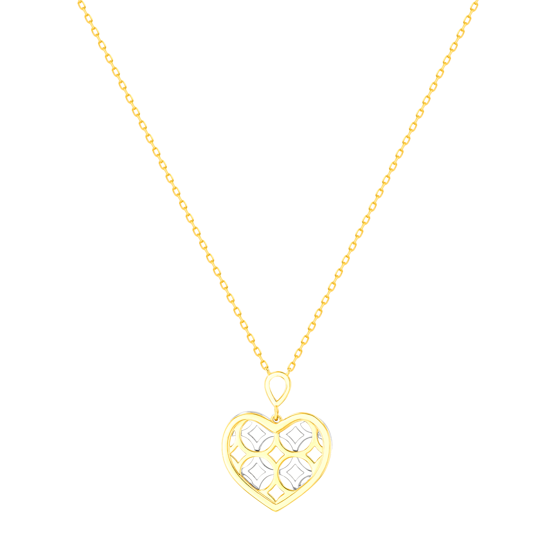 Al Qasr Necklace In 18K Yellow And White Gold