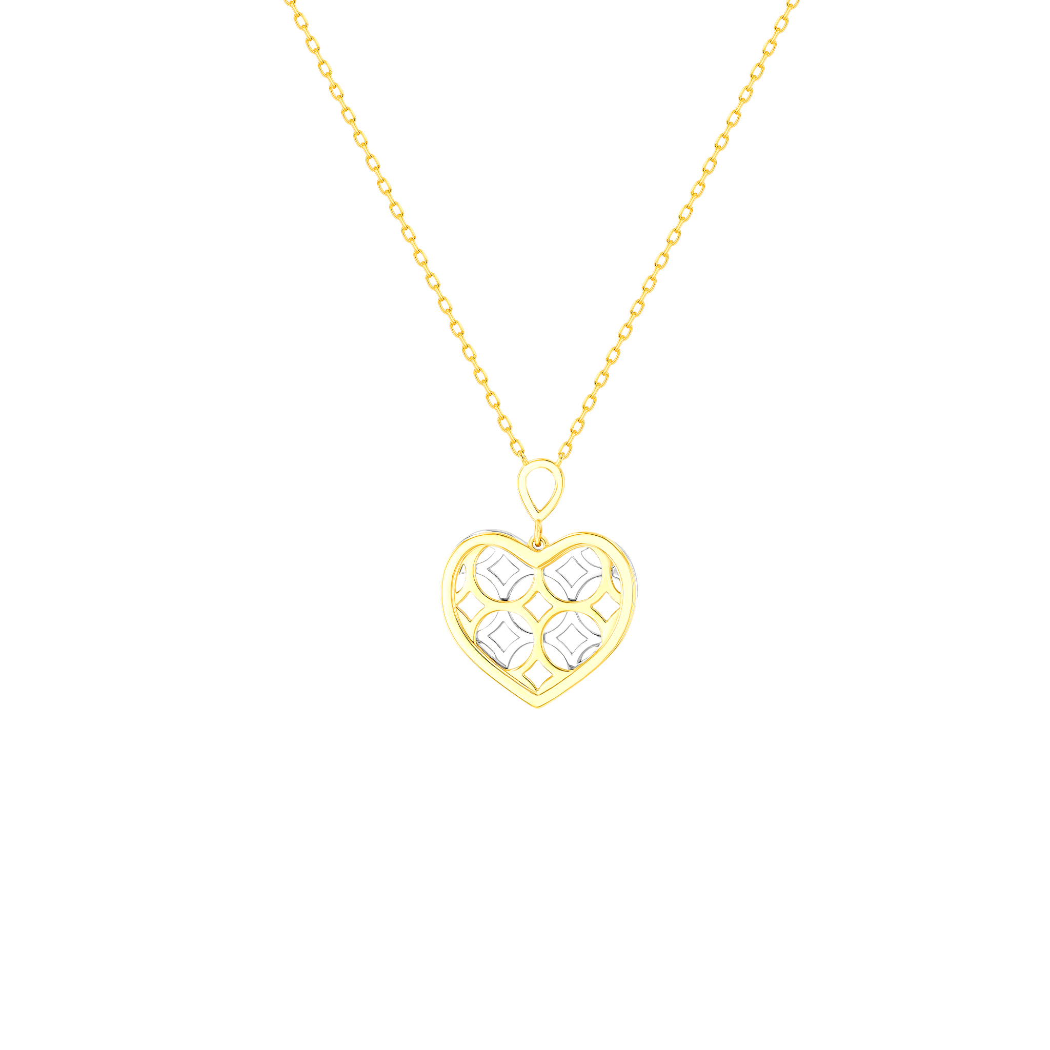 Al Qasr Necklace In 18K Yellow And White Gold