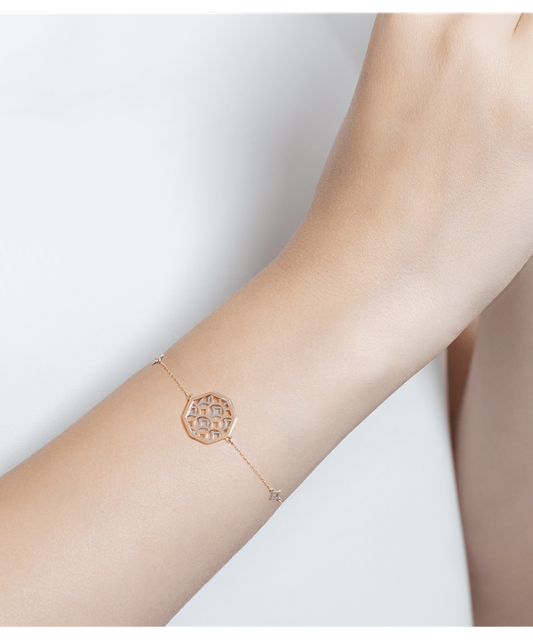Al Qasr Bracelet In 18k Gold