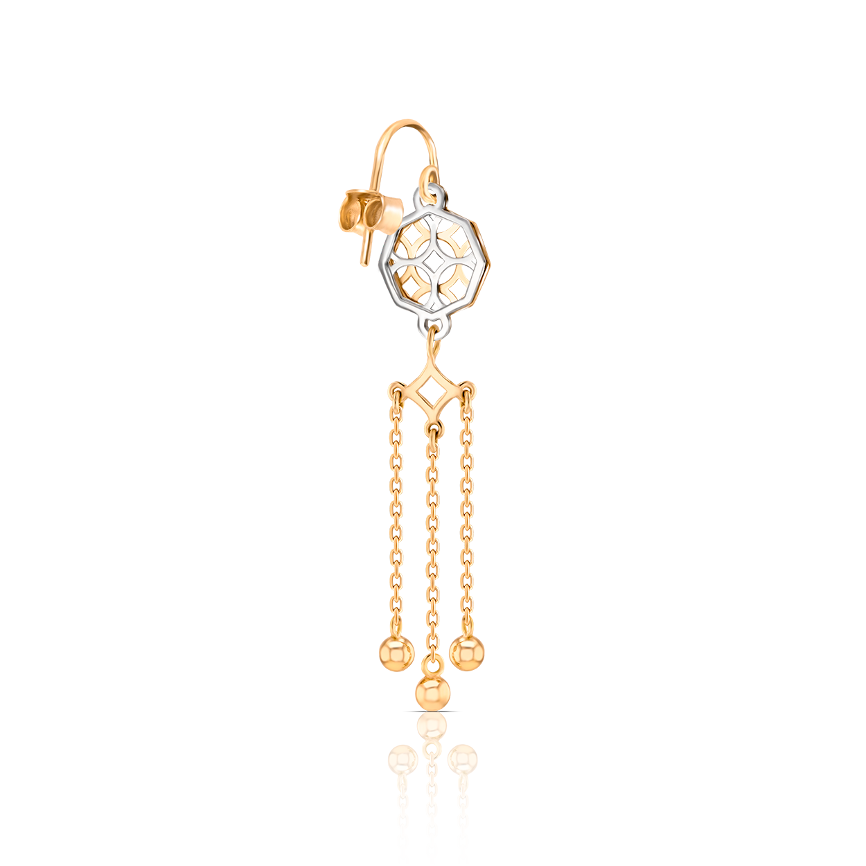 Al Qasr Earrings In 18k Gold