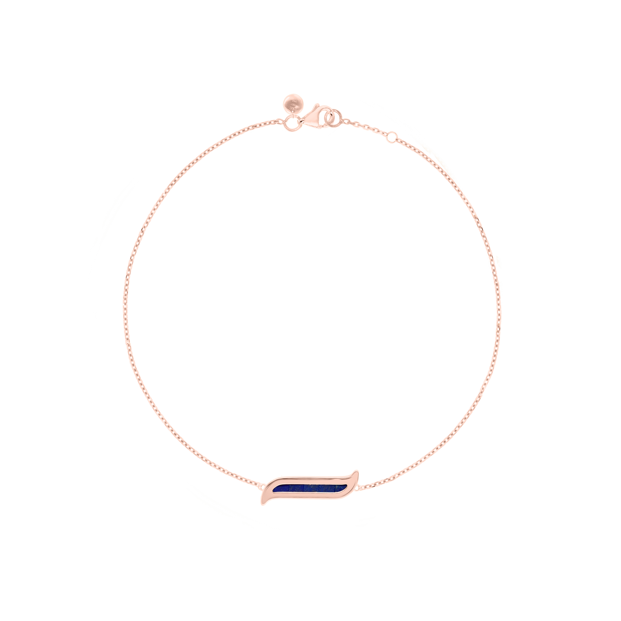 Mosaic Lapis Lazuli Bracelet In 18k Rose Gold