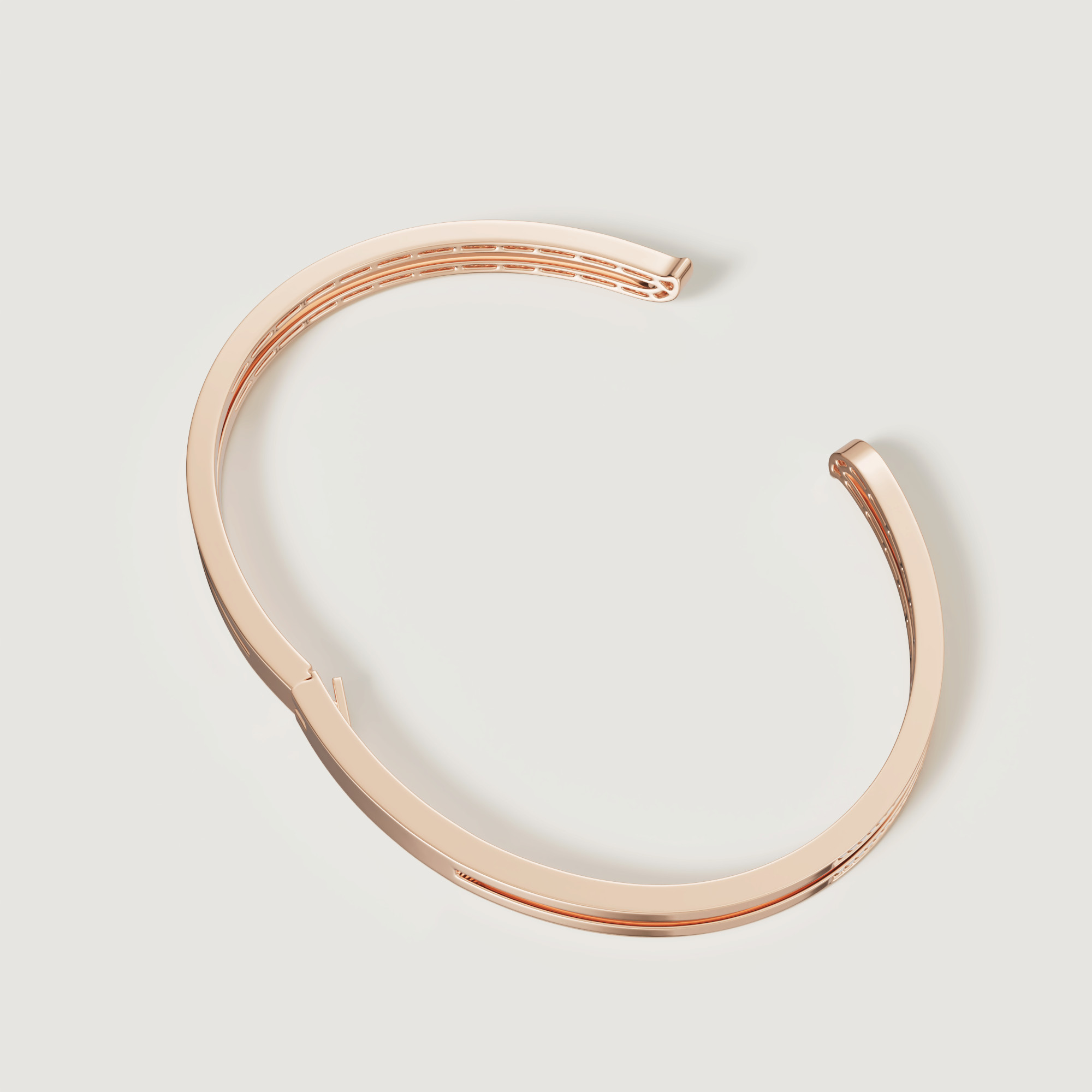 Eternal 18k Rose Gold Diamond Bangle
