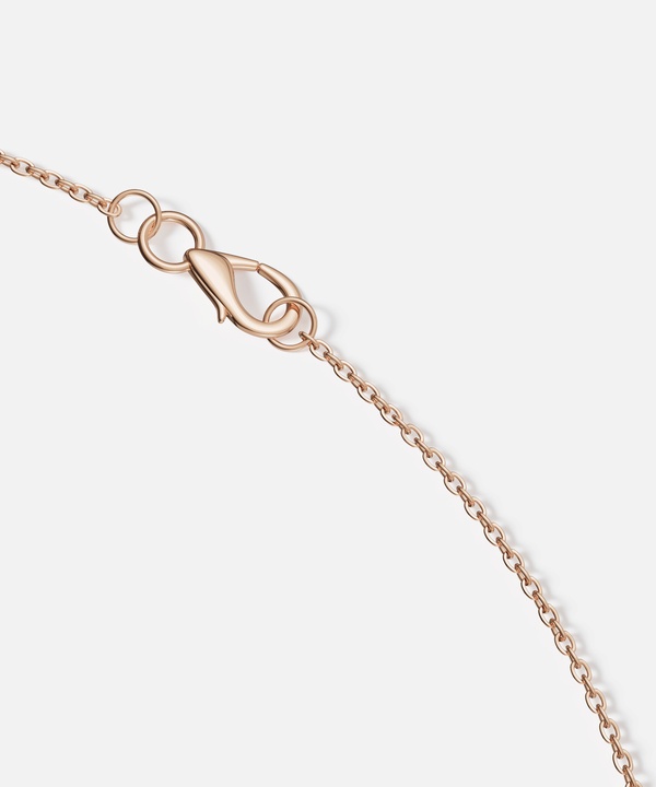 Brilliance 18k Rose Gold And Ruby Necklace
