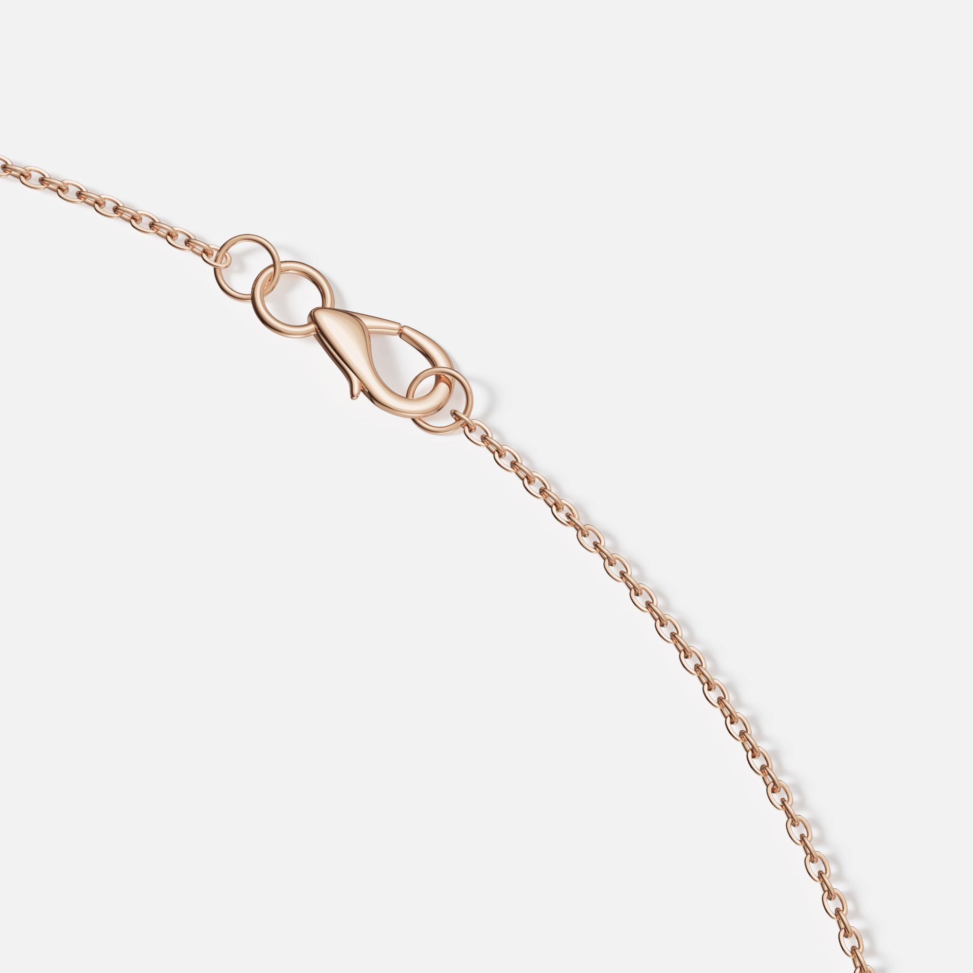 Brilliance 18k Rose Gold And Ruby Necklace
