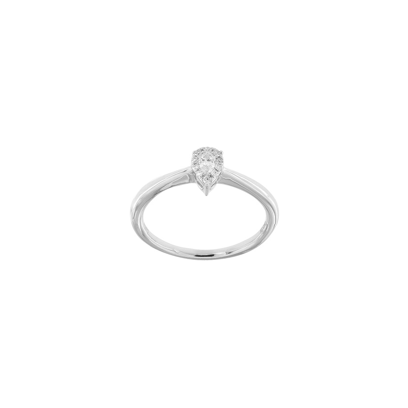 Onesixeight Drops 18k White Gold Diamond Ring