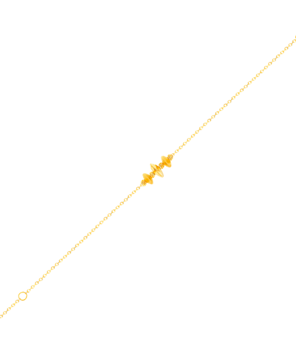 Harmony Spin 22k Yellow Gold Bracelet