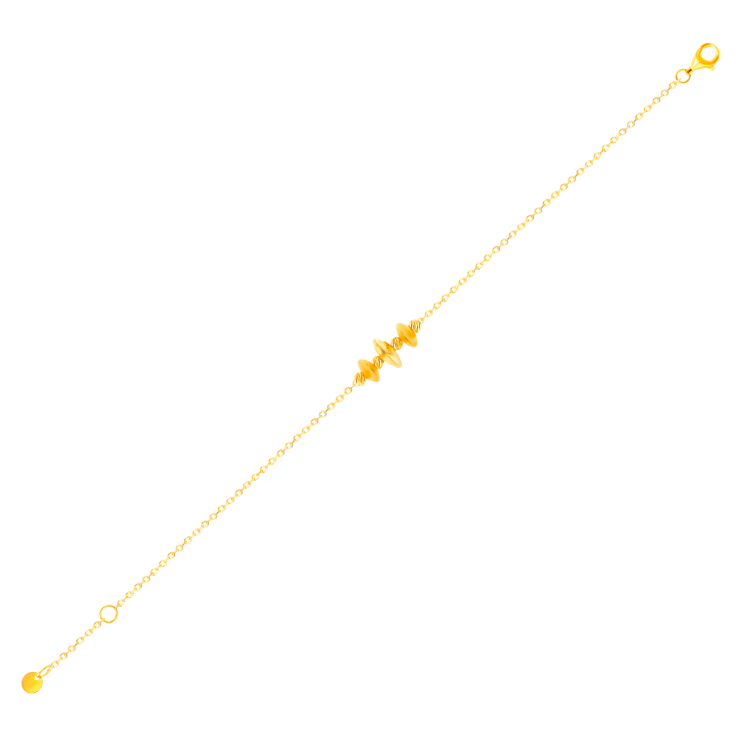 Harmony Spin 22k Yellow Gold Bracelet