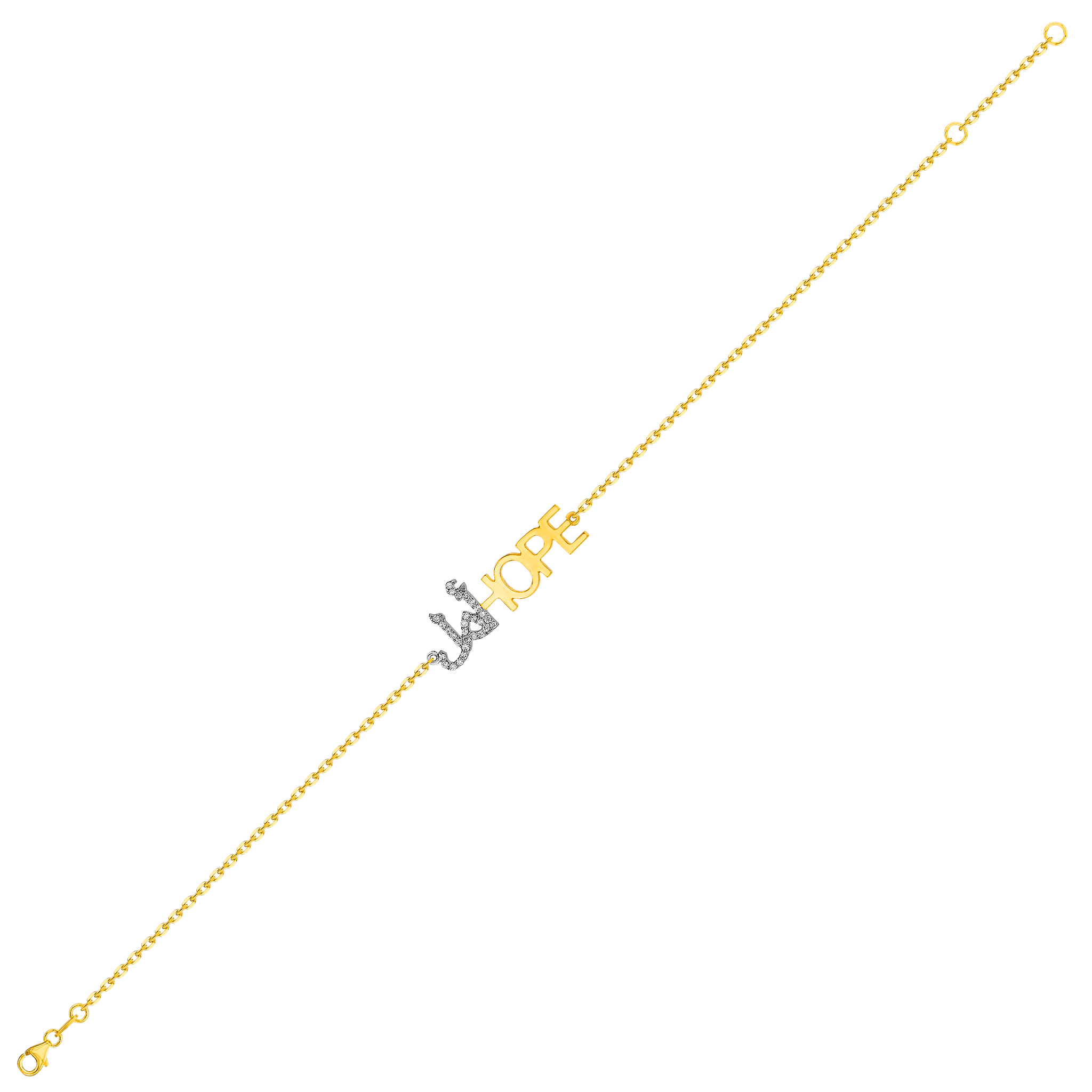Bracelet 18k Yellow Gold & Diamonds
