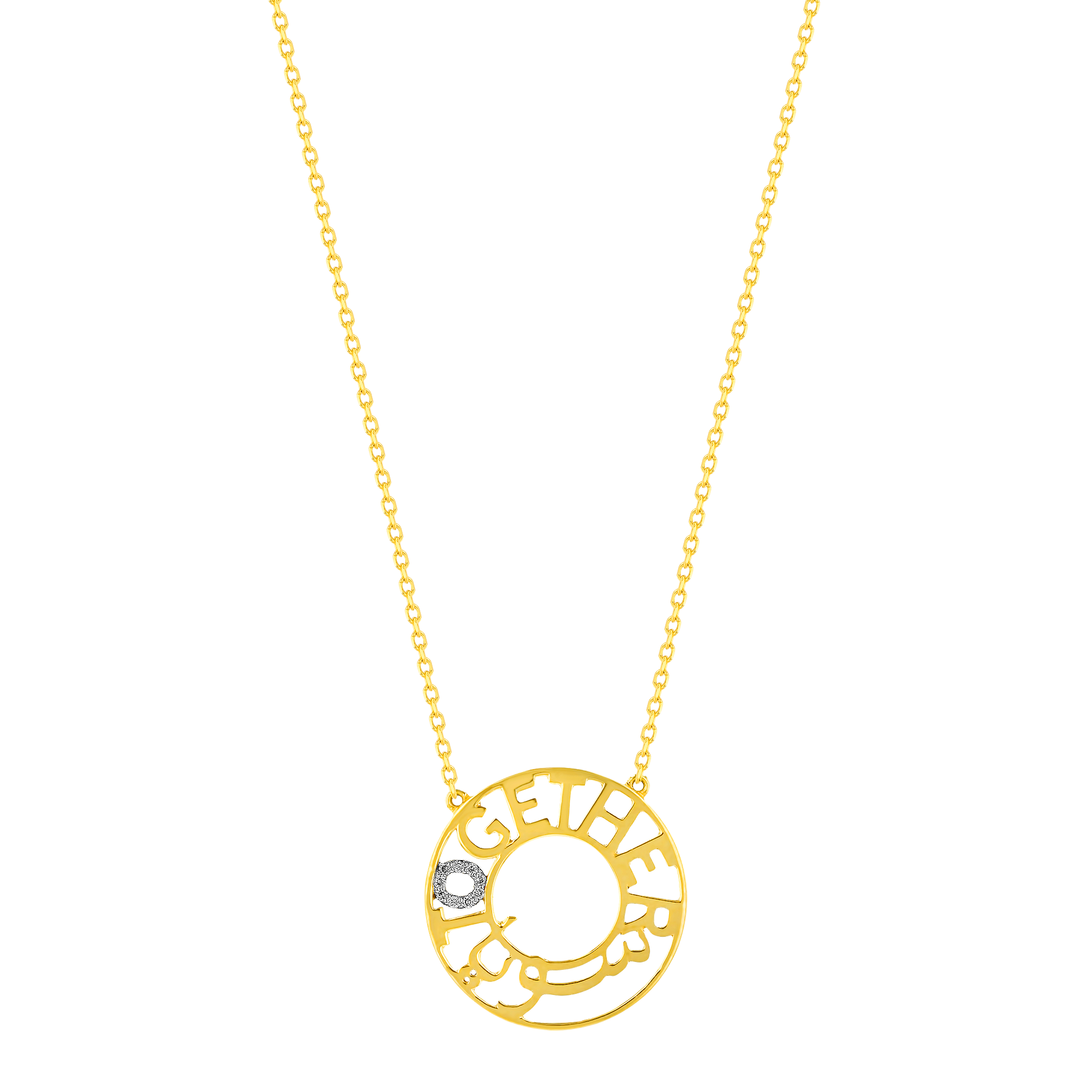 Necklace 18K Yellow Gold & Diamonds