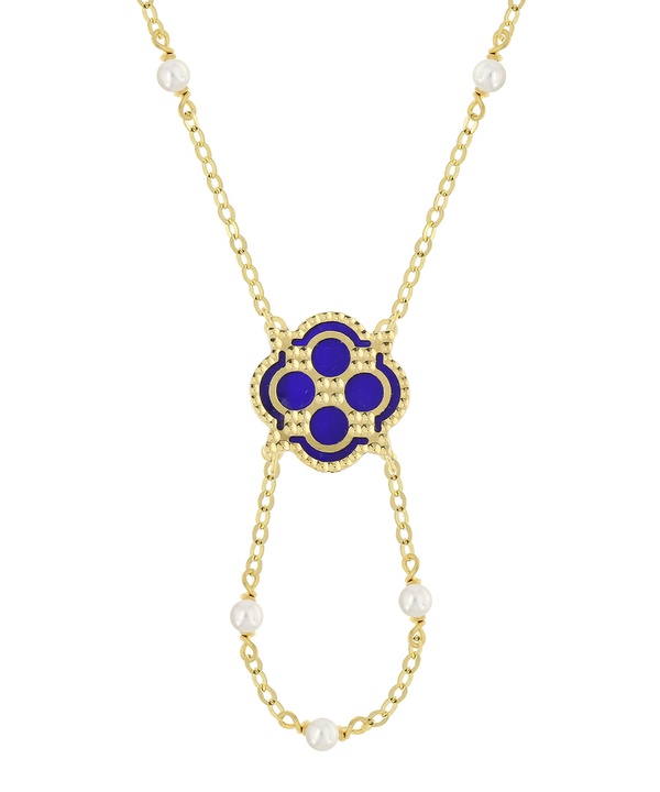 Arabiya Pearl Necklace in 18K Yellow Gold