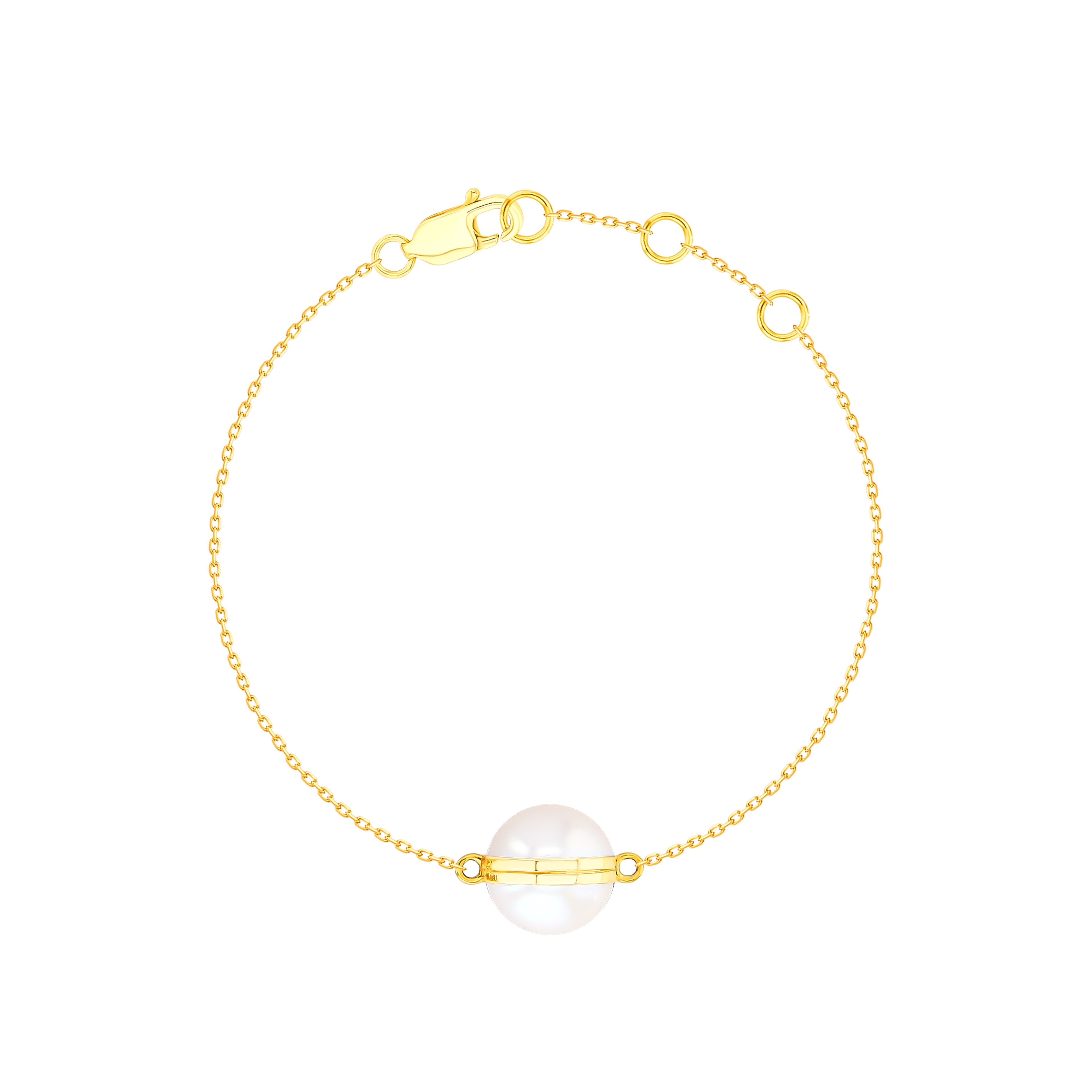 Glow Pearl Bracelet in 18K Yellow Gold