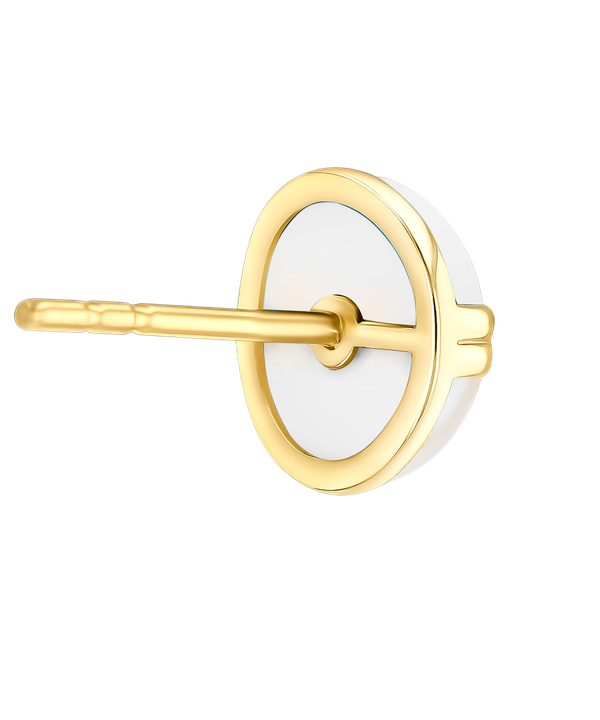 Glow Pearl Earring in 18K Yellow Gold