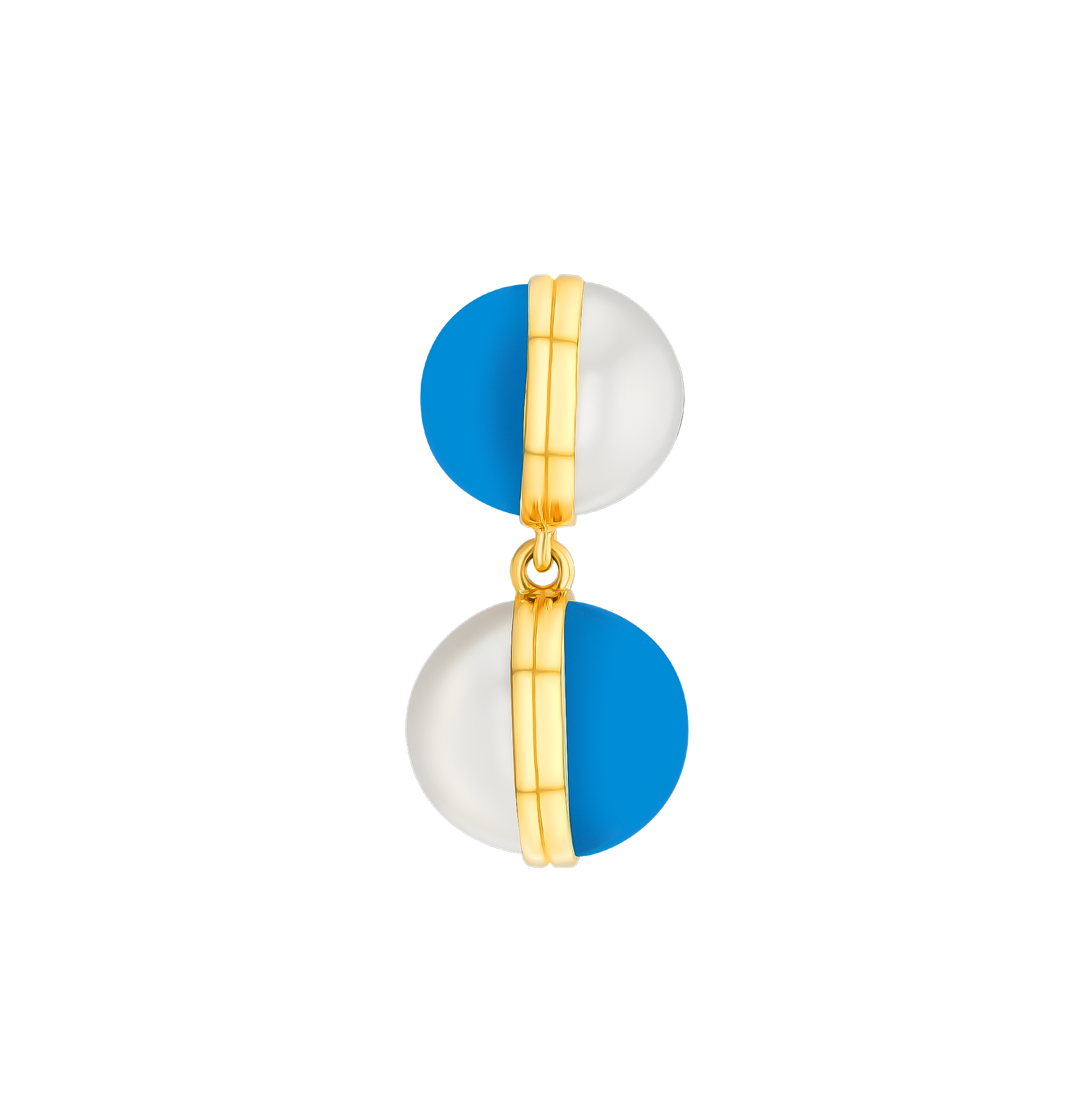 Glow Pearl Earring in 18K Yellow Gold