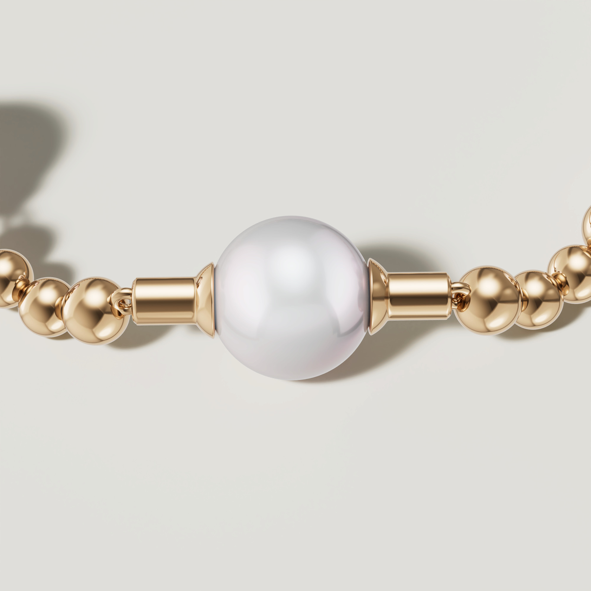 Glow Luna 18k Yellow Gold Pearl Bracelet