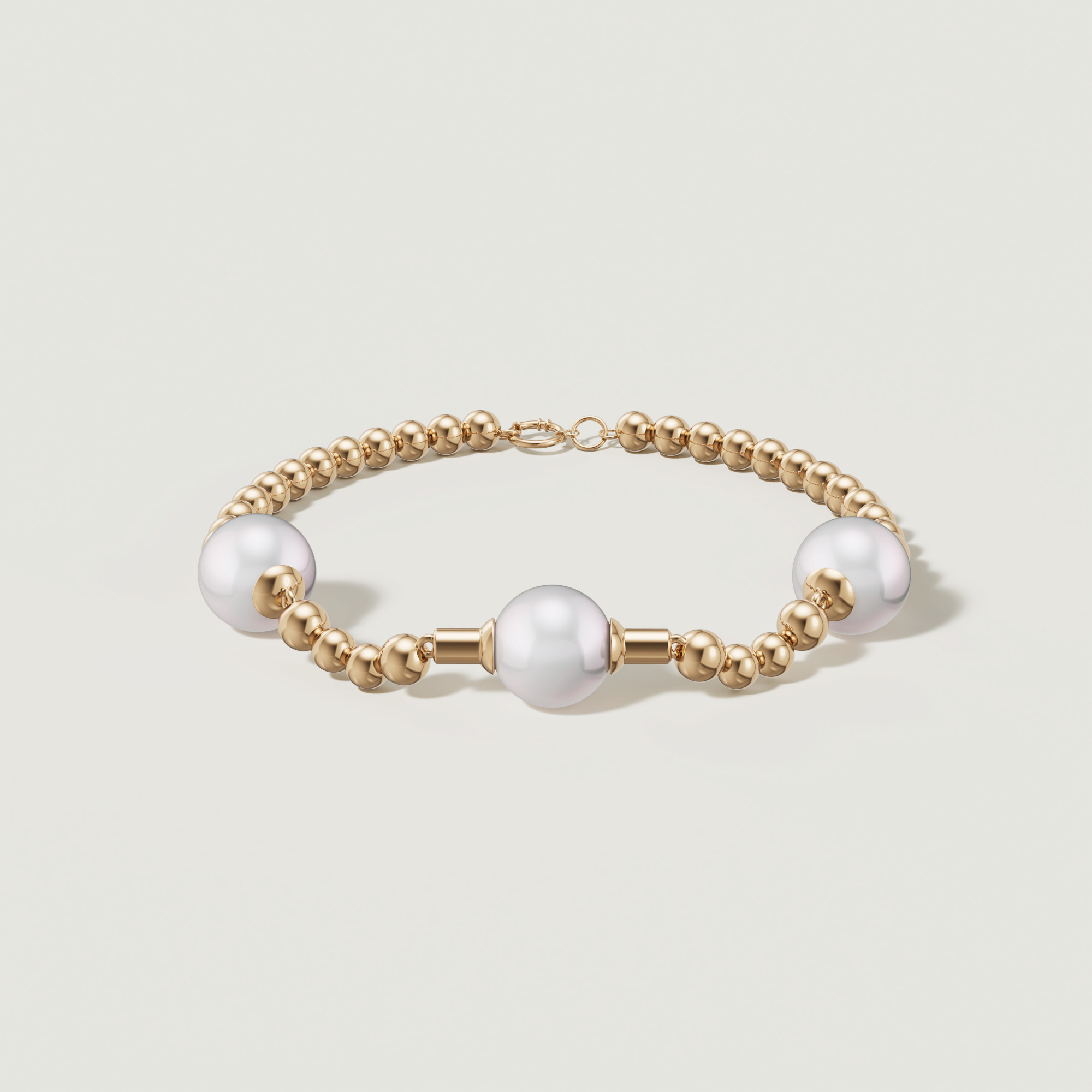 Glow Luna 18k Yellow Gold Pearl Bracelet