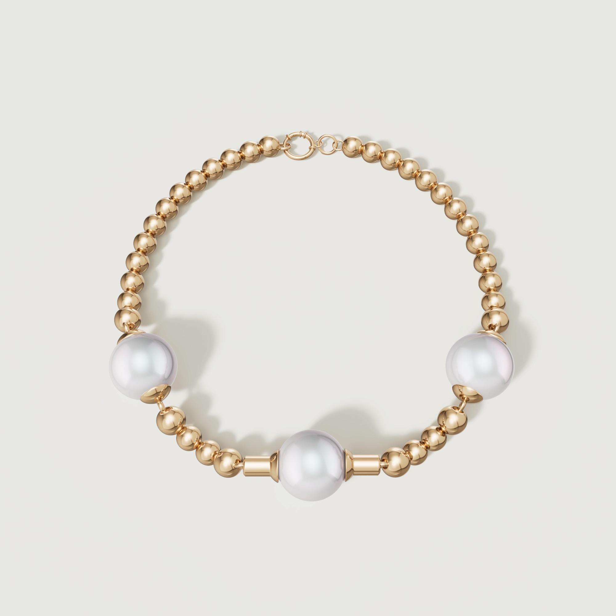 Glow Luna 18k Yellow Gold Pearl Bracelet