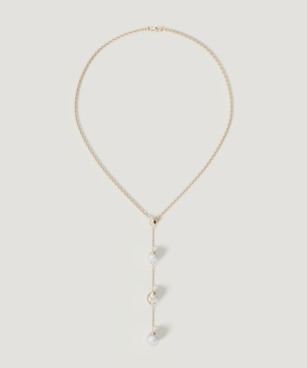 Glow Luna 18K Yellow Gold Pearl Necklace