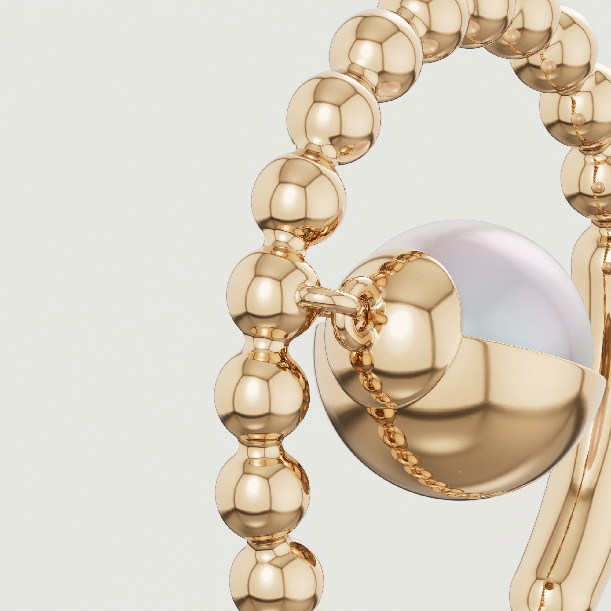Glow Luna 18K Gold Freshwater Pearl Ring