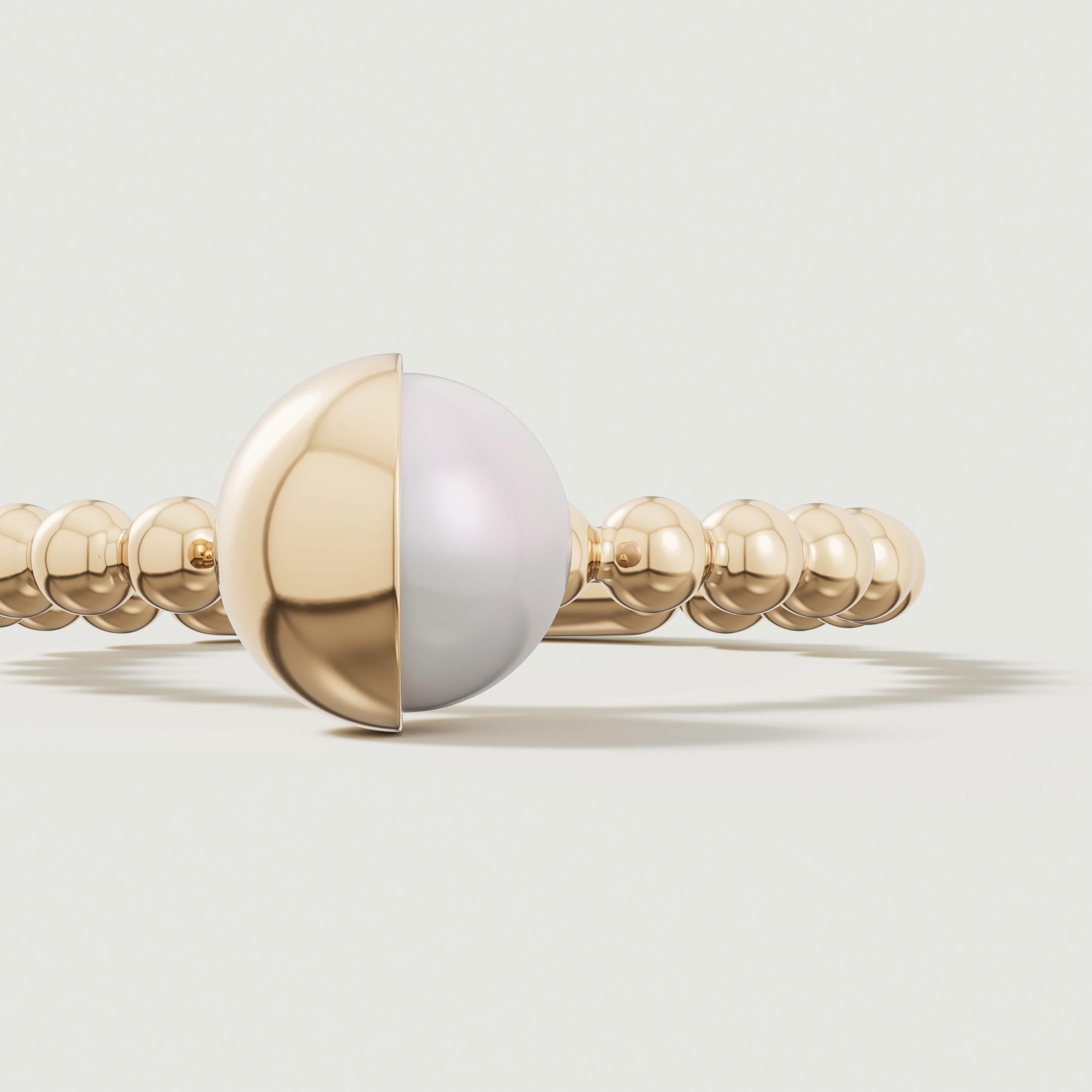 Glow Luna 18K Gold Freshwater Pearl Ring
