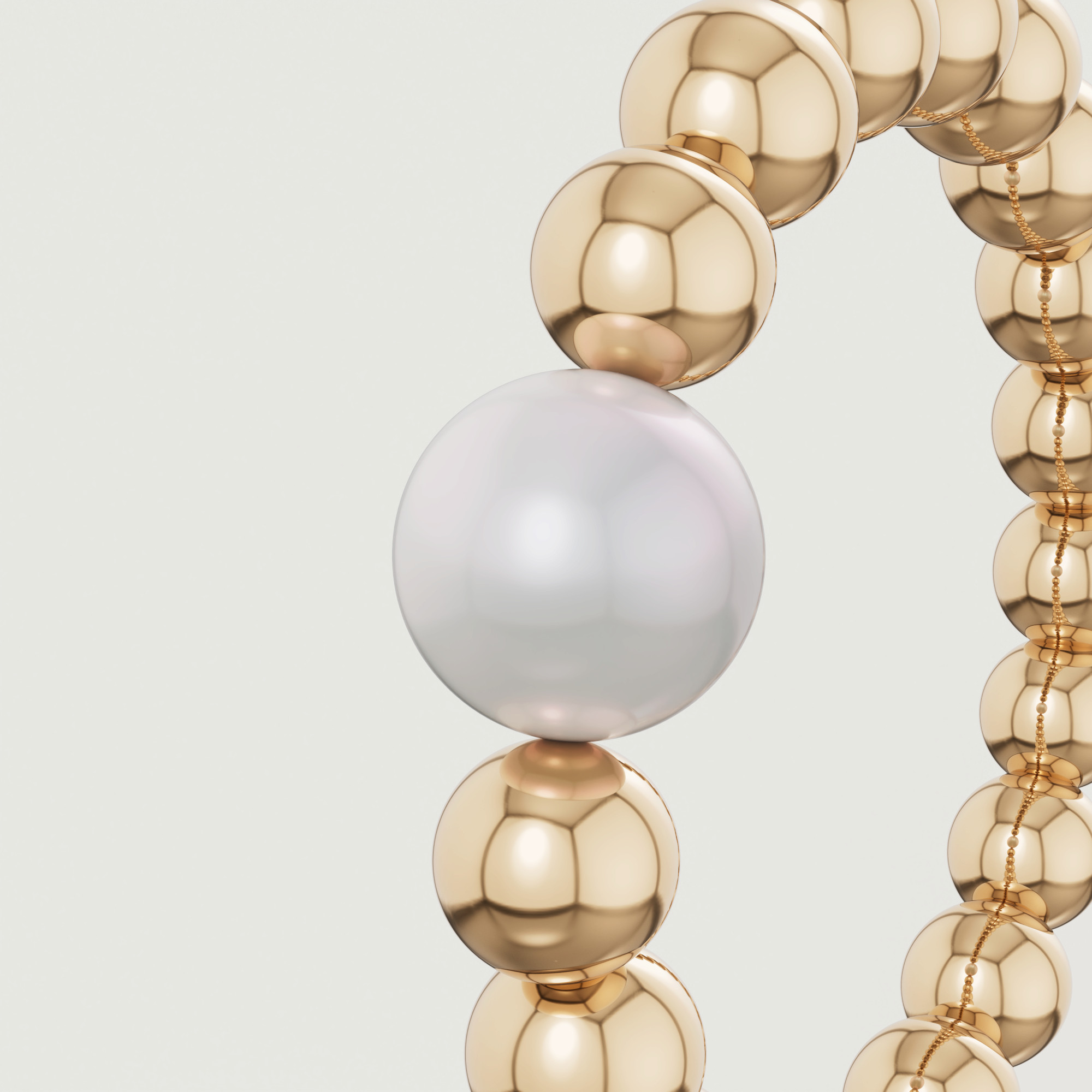Glow Luna 18k Gold Freshwater Pearl Ring