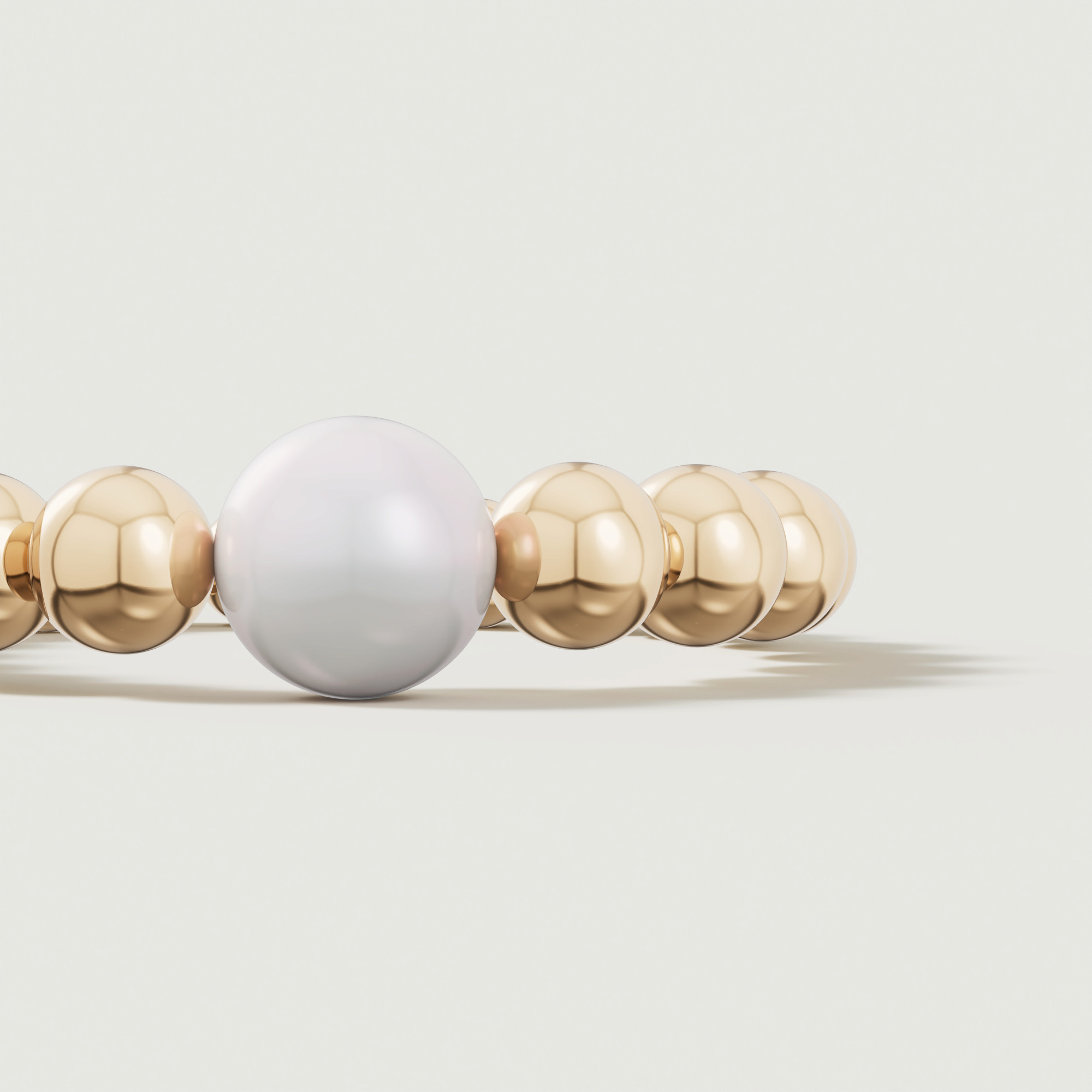 Glow Luna 18k Gold Freshwater Pearl Ring