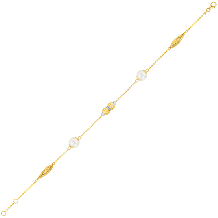 Trendy Freshwater Pearl Bracelet