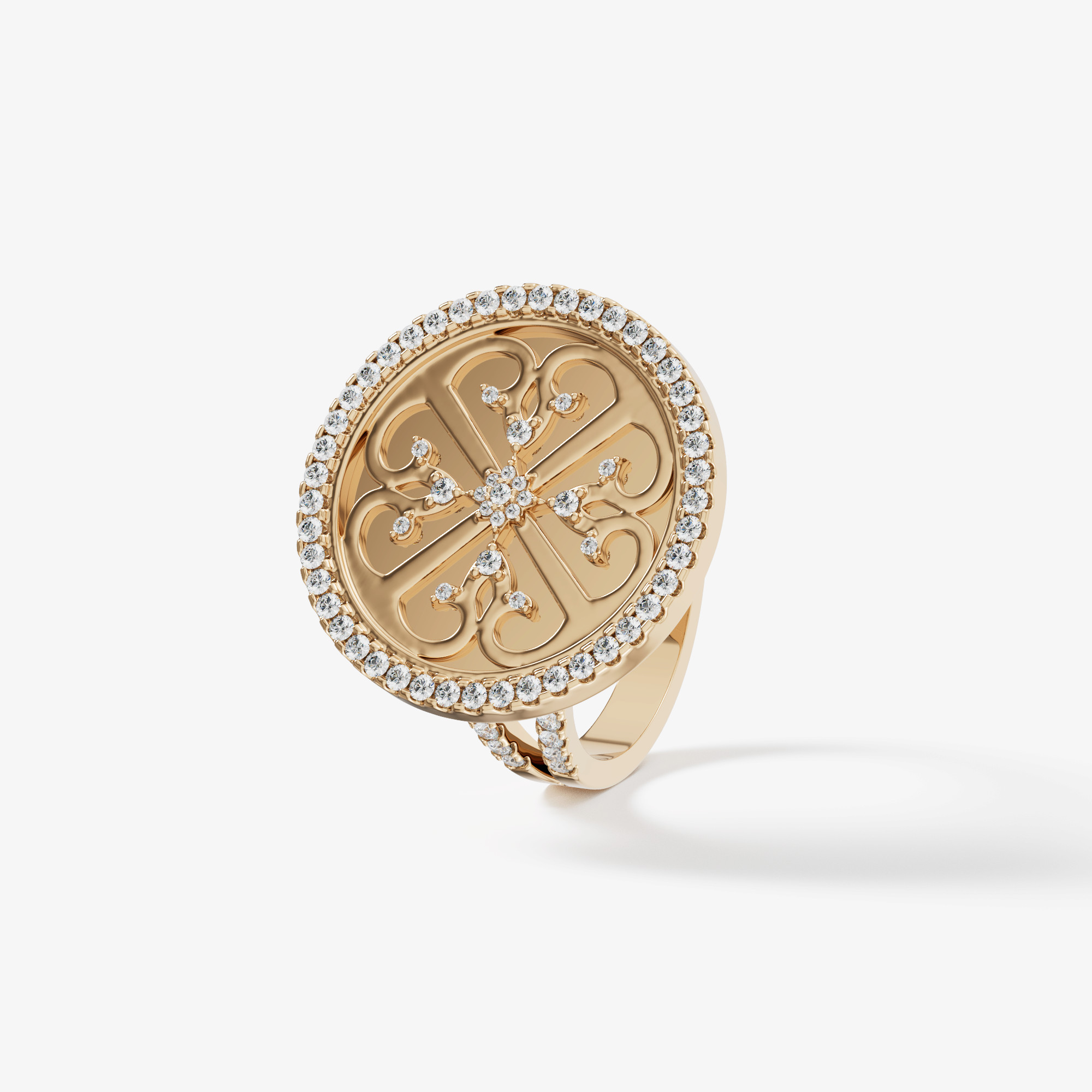Lace Oria 18K Yellow Gold Diamond Ring