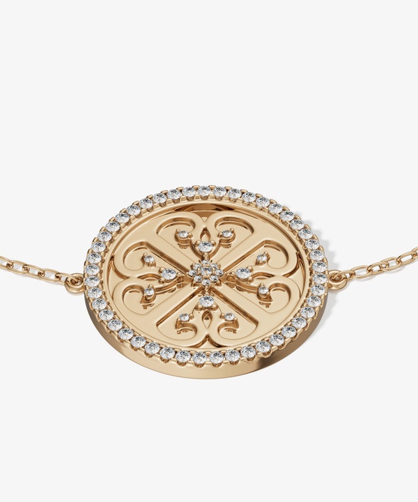 Lace Oria 18k Yellow Gold Diamond Bracelet