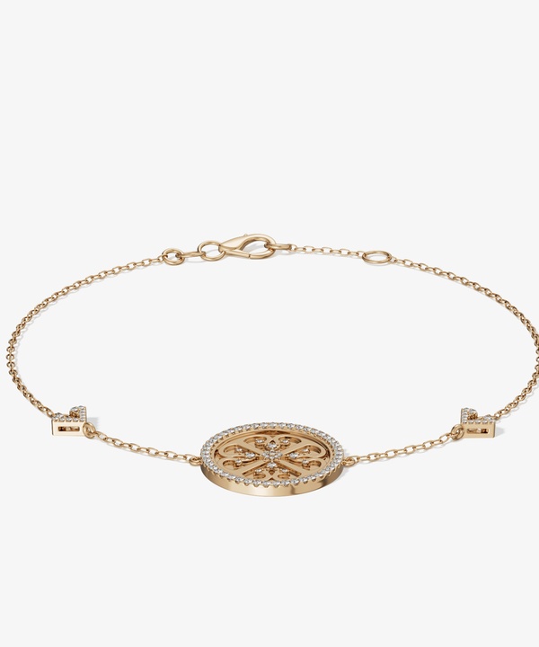 Lace Oria 18k Yellow Gold Diamond Bracelet