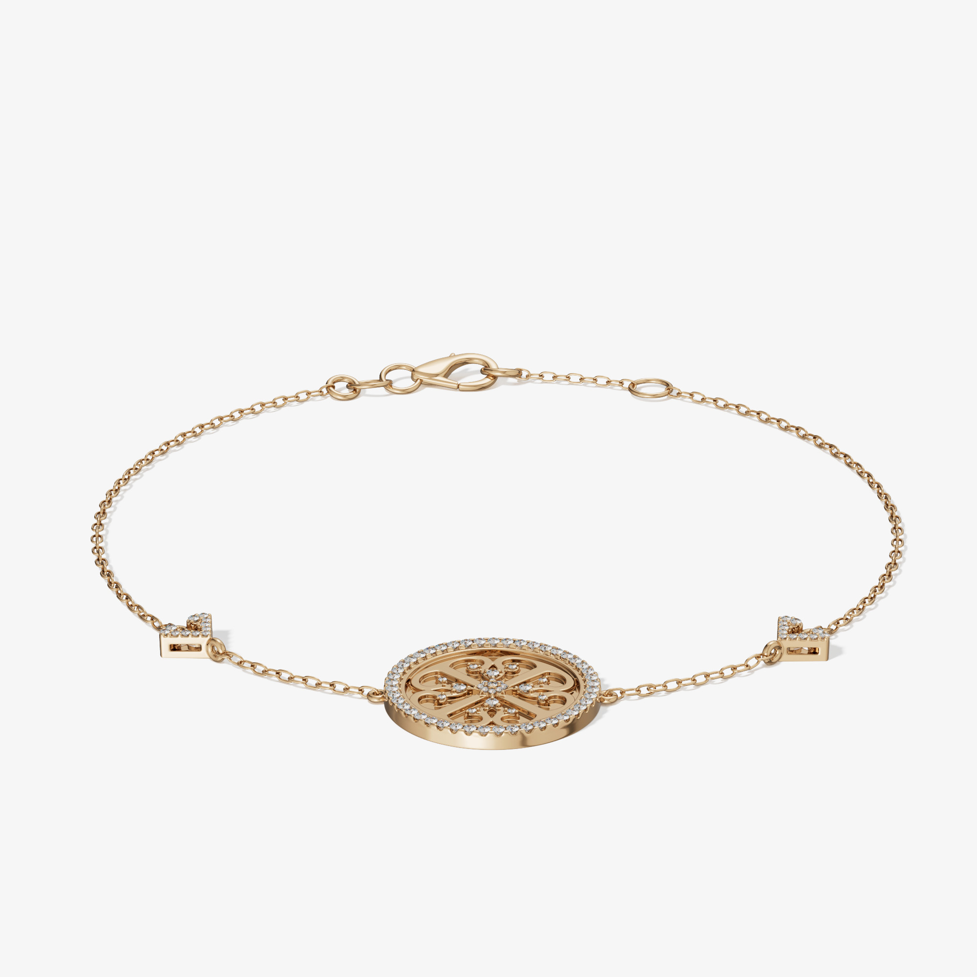 Lace Oria 18k Yellow Gold Diamond Bracelet