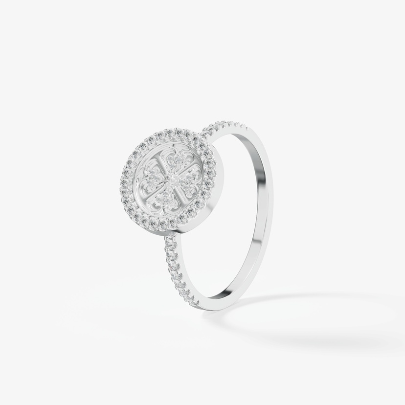 Lace Oria 18k White Gold Diamond Ring