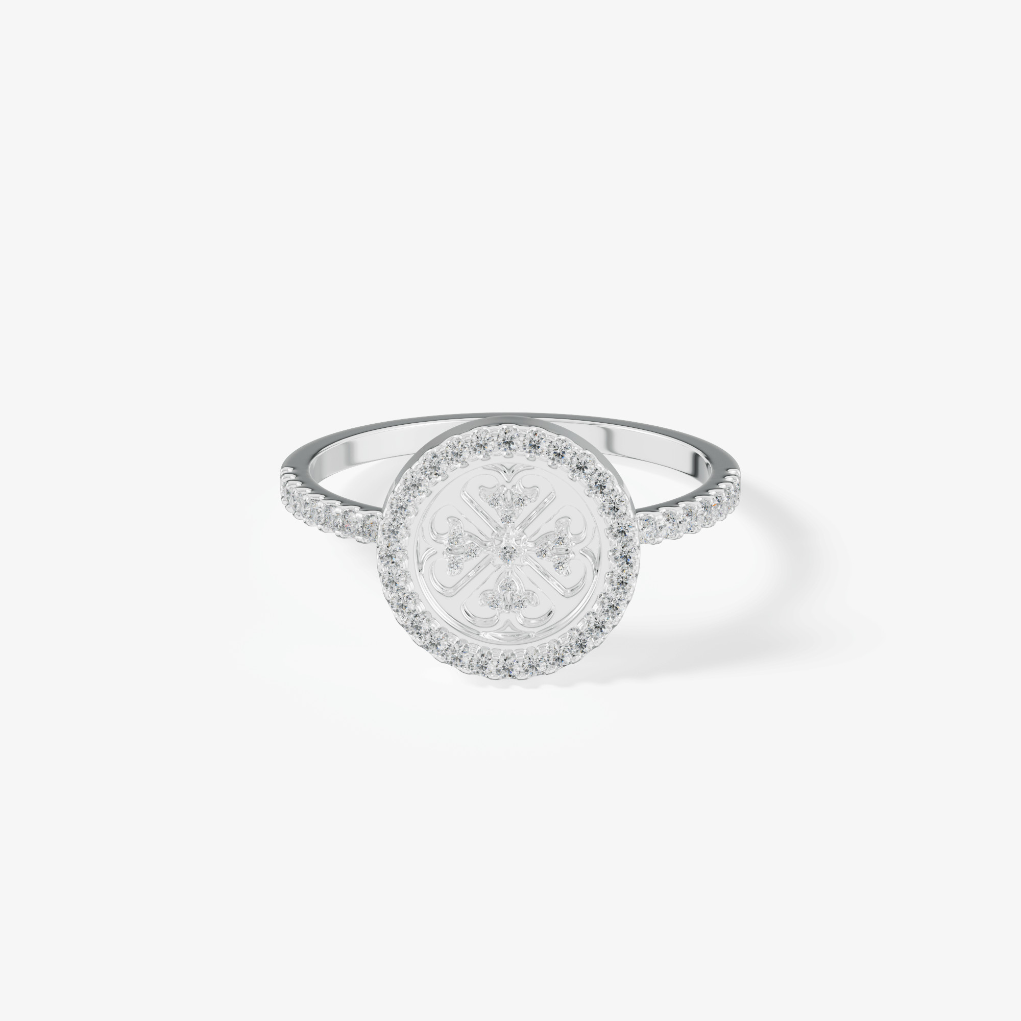 Lace Oria 18k White Gold Diamond Ring