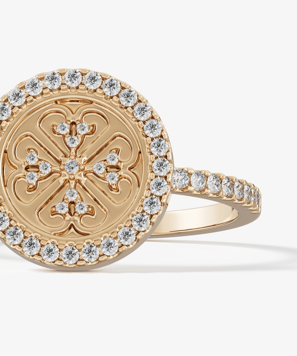 Lace Oria 18k Yellow Gold Diamond Ring