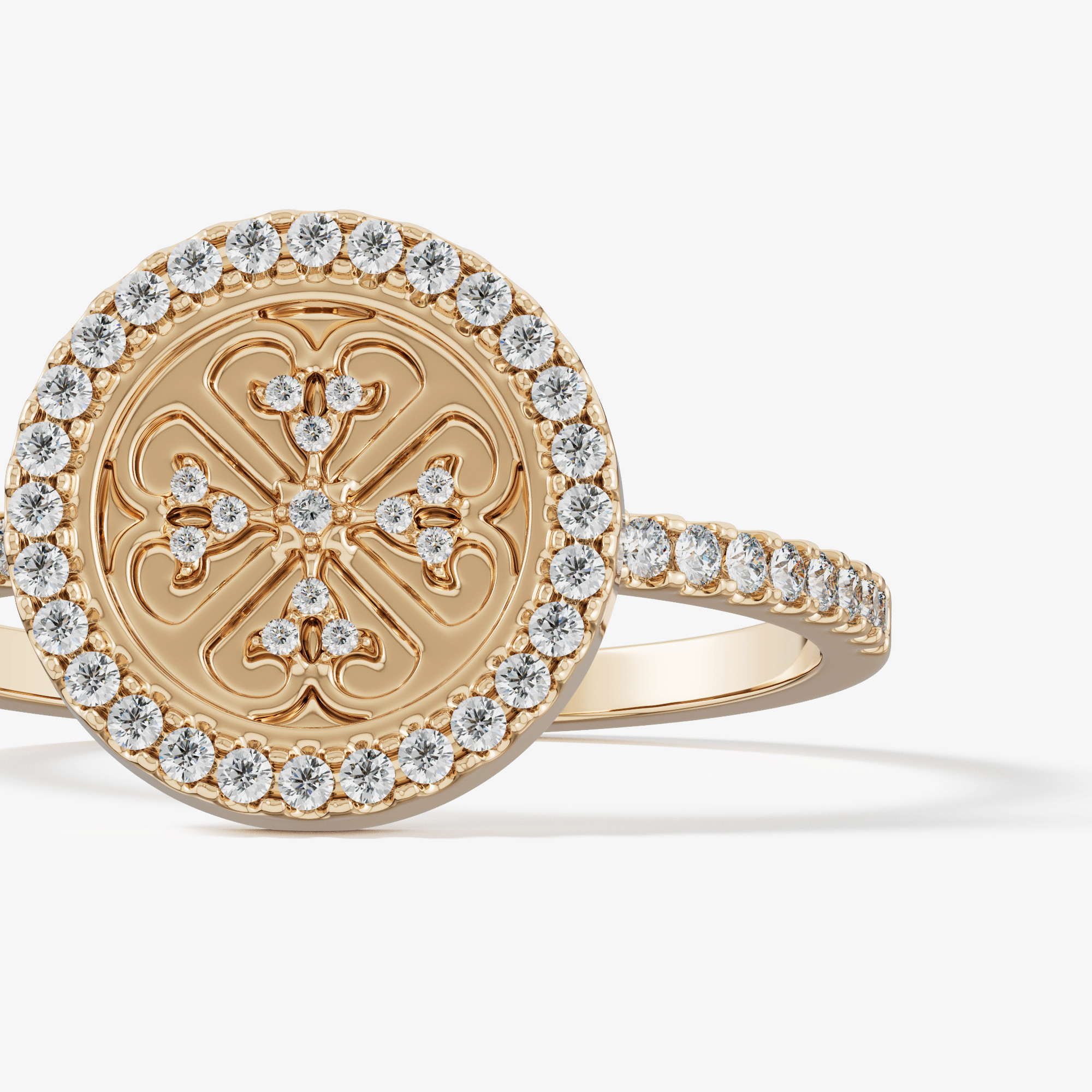 Lace Oria 18K Yellow Gold Diamond Ring