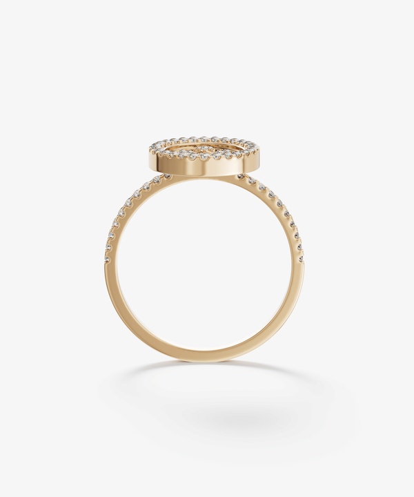 Lace Oria 18k Yellow Gold Diamond Ring