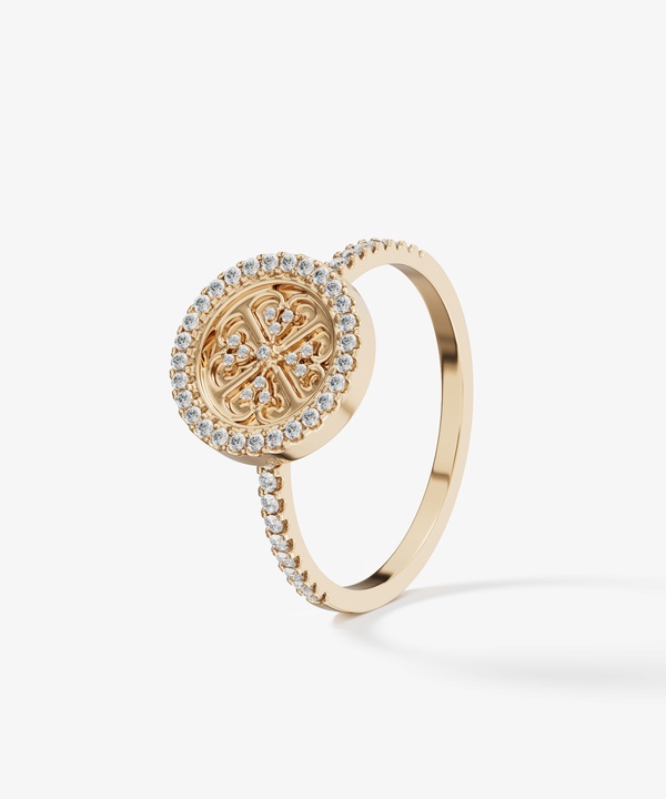 Lace Oria 18k Yellow Gold Diamond Ring