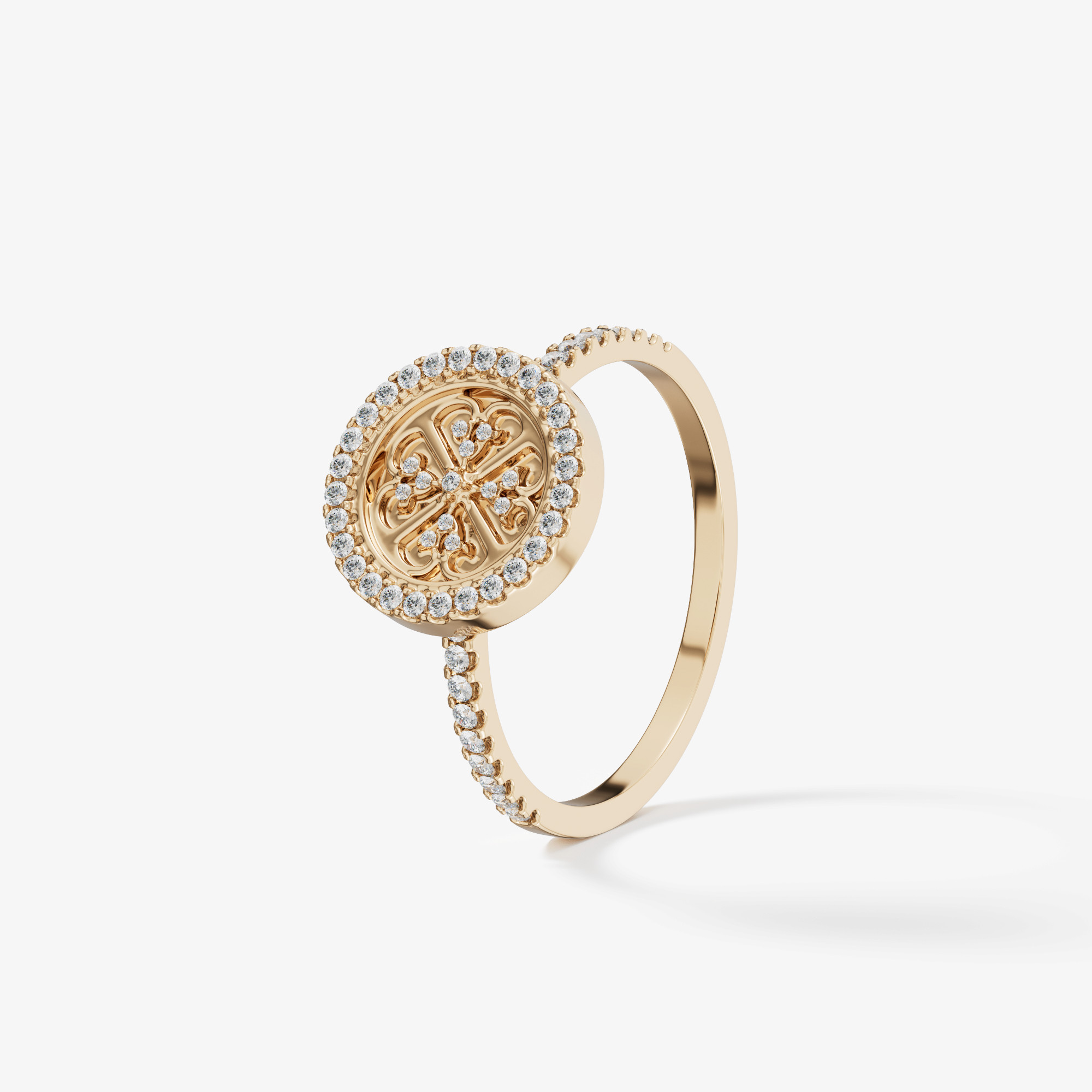 Lace Oria 18K Yellow Gold Diamond Ring