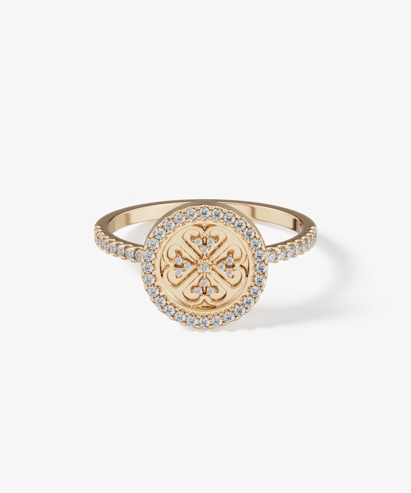 Lace Oria 18k Yellow Gold Diamond Ring