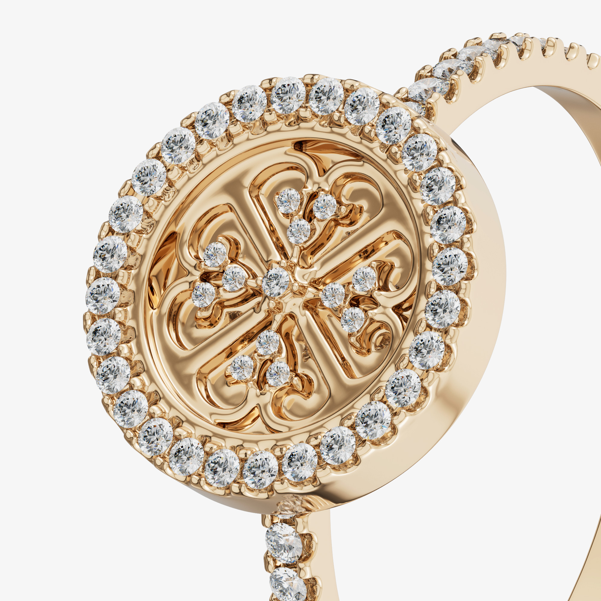 Lace Oria 18K Yellow Gold Diamond Ring
