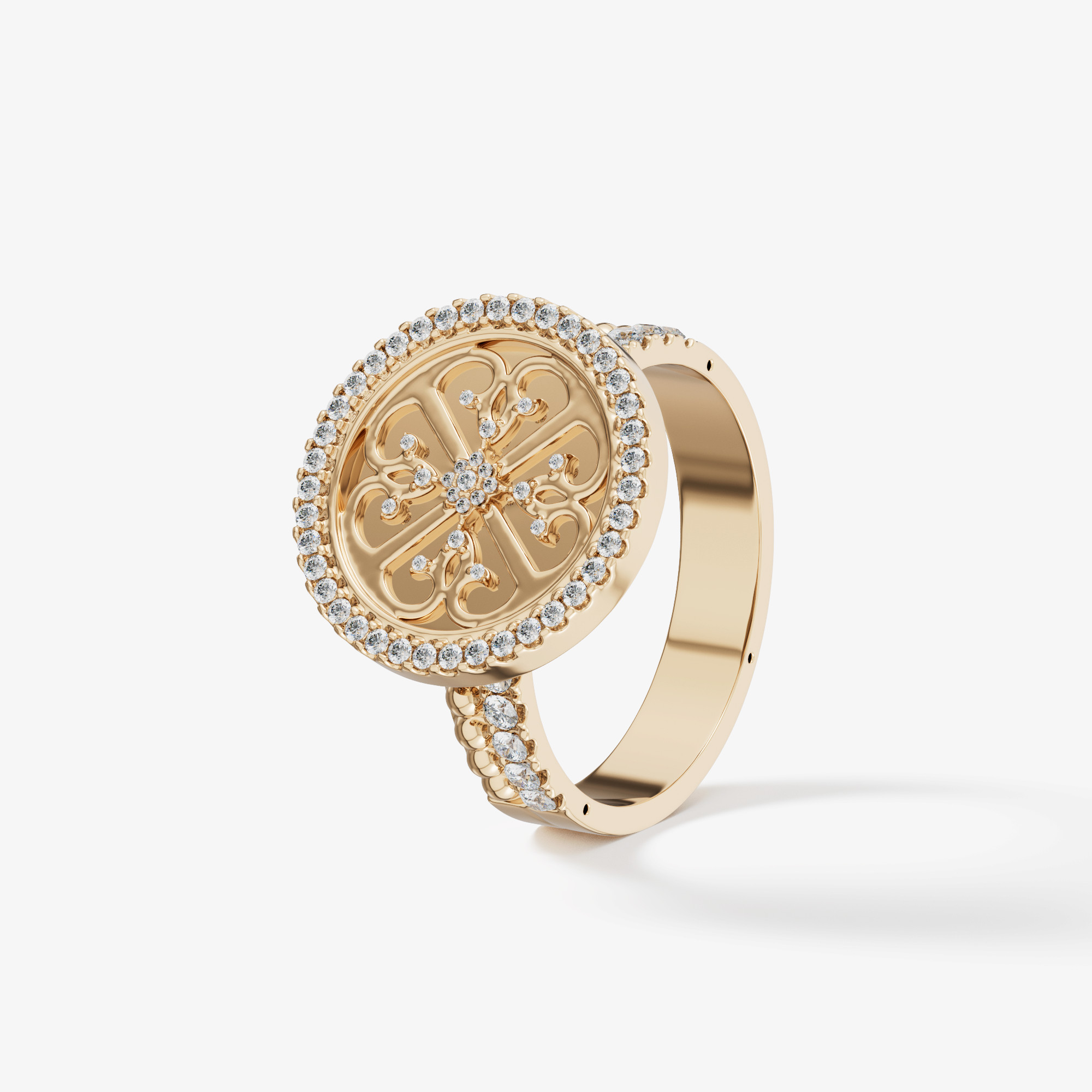 Lace Oria 18k Yellow Gold Diamond Ring