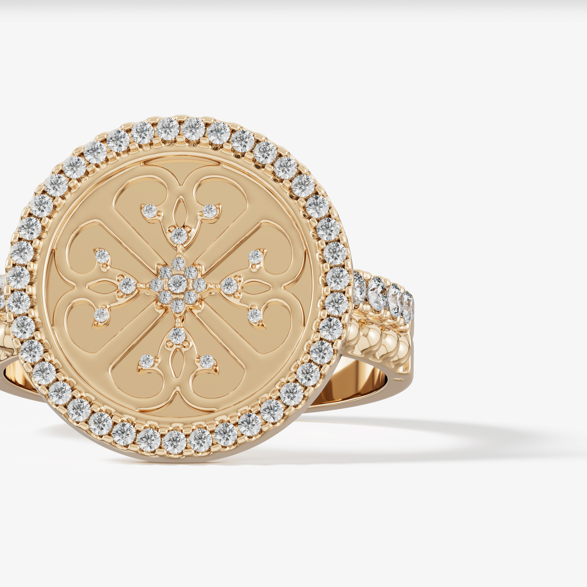 Lace Oria 18k Yellow Gold Diamond Ring