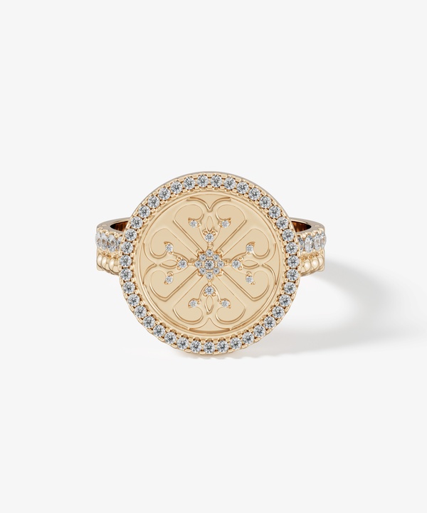 Lace Oria 18k Yellow Gold Diamond Ring