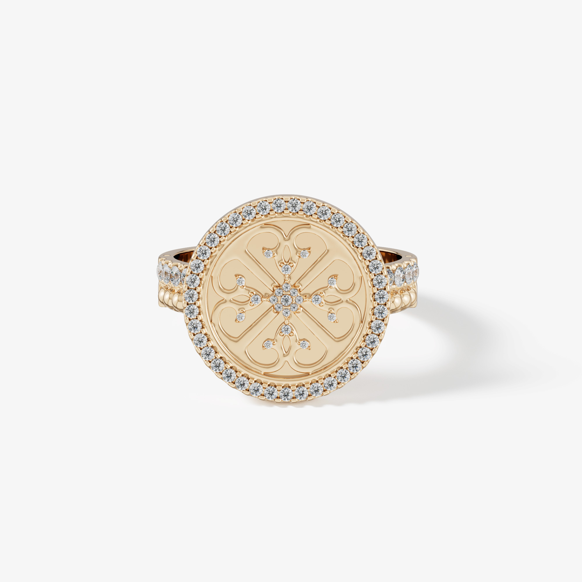 Lace Oria 18k Yellow Gold Diamond Ring