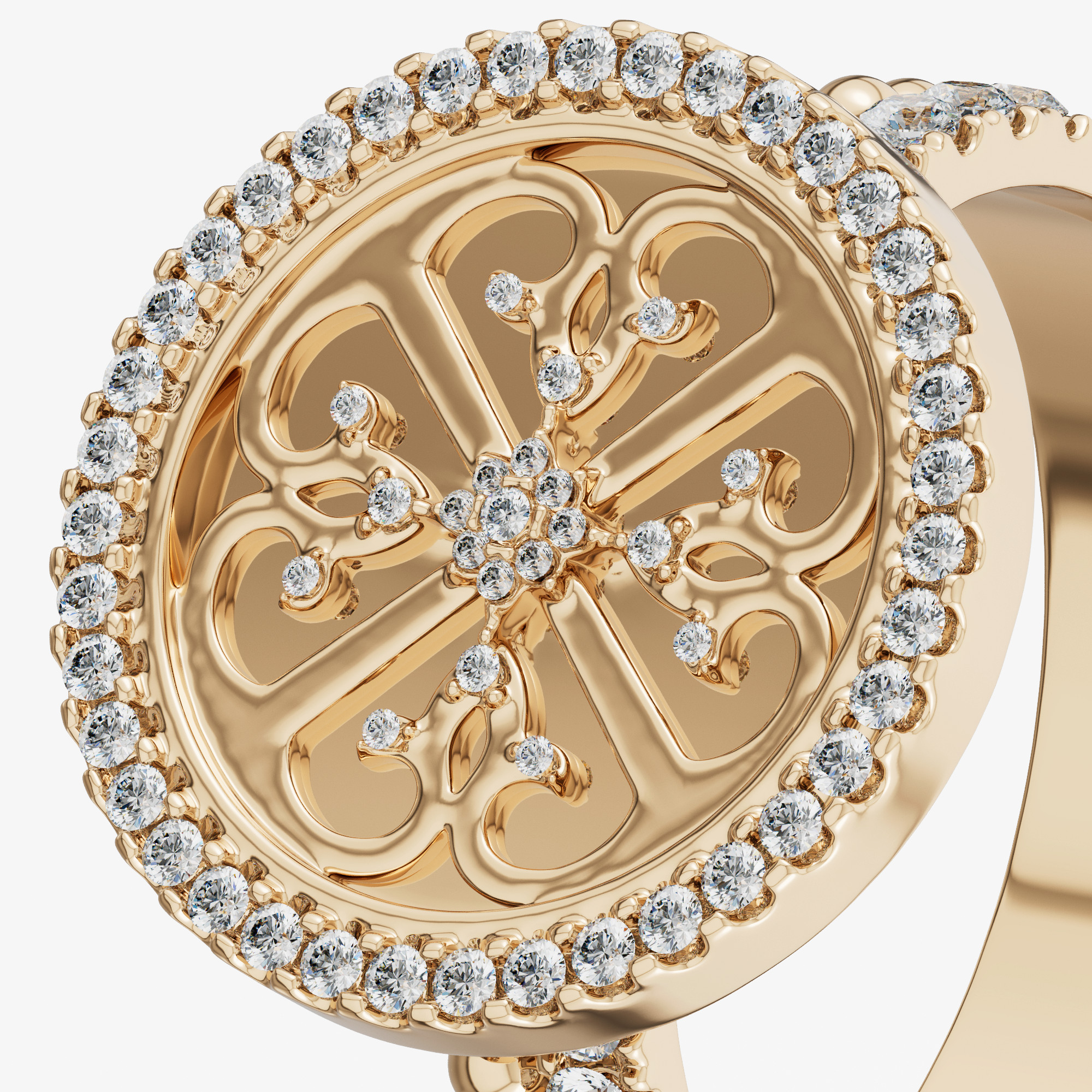 Lace Oria 18k Yellow Gold Diamond Ring