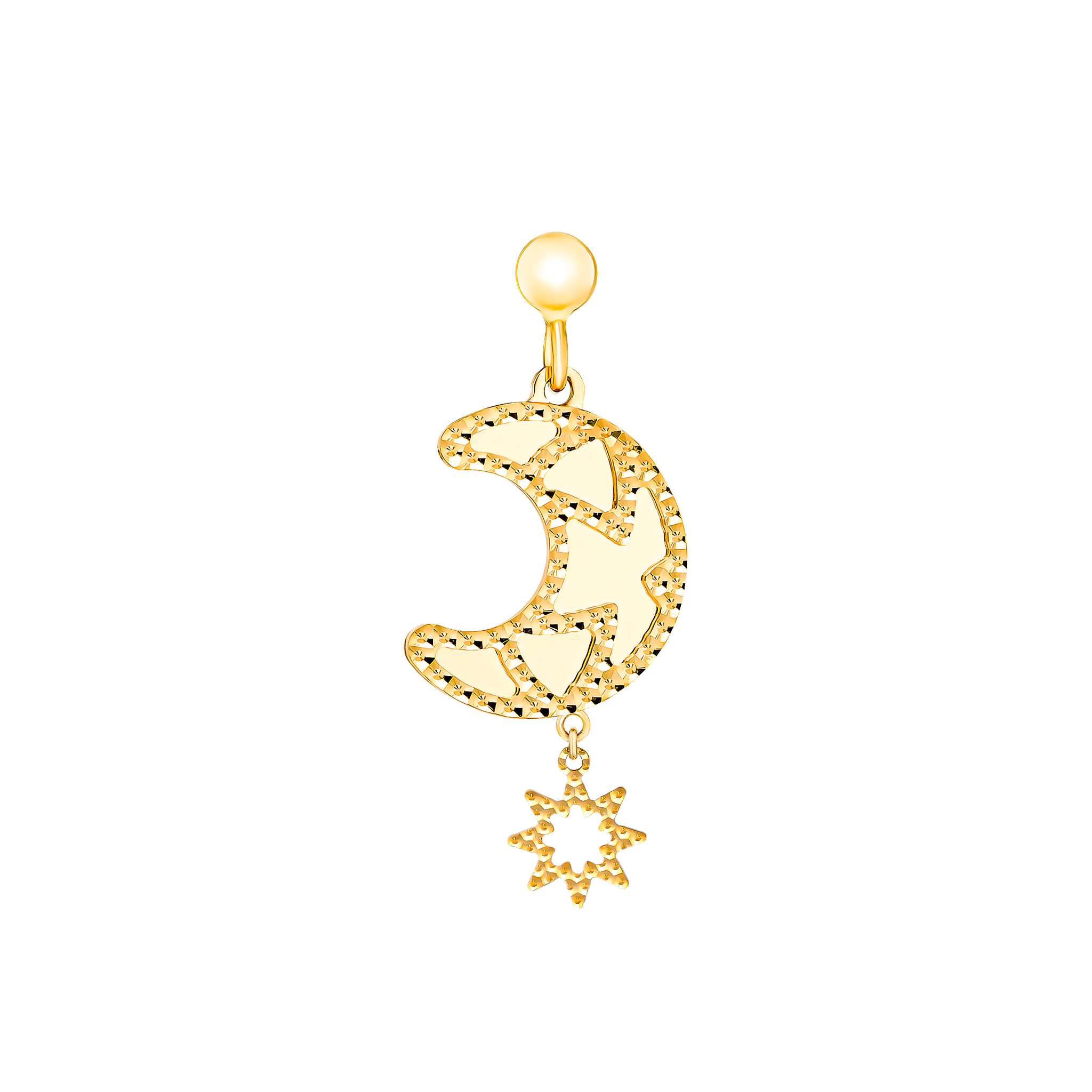 Lanature Cosmo 18K Yellow Gold Earrings